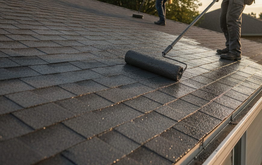 asphalt roof coating